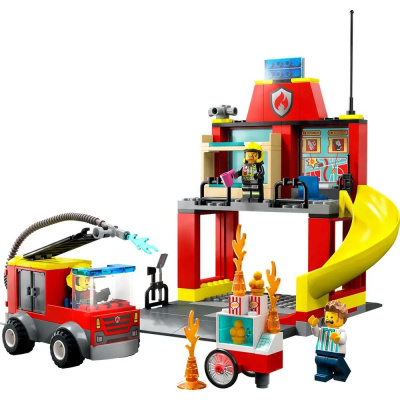 Конструктор Lego City 60375 Пожарная часть и пожарная машина 1